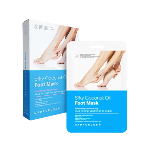 SILKY COCONUT OIL FOOT MASK (5szt)
