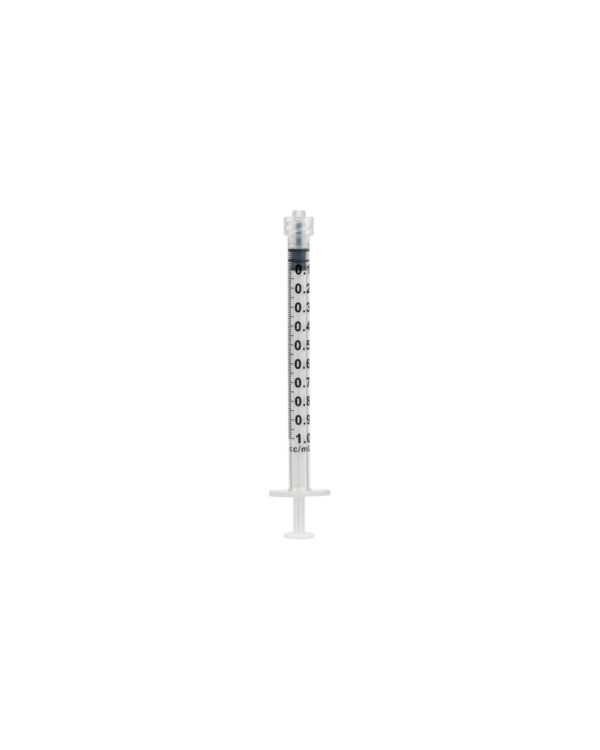 Strzykawka Luer-lock 1ml 3 częściowa (10szt)